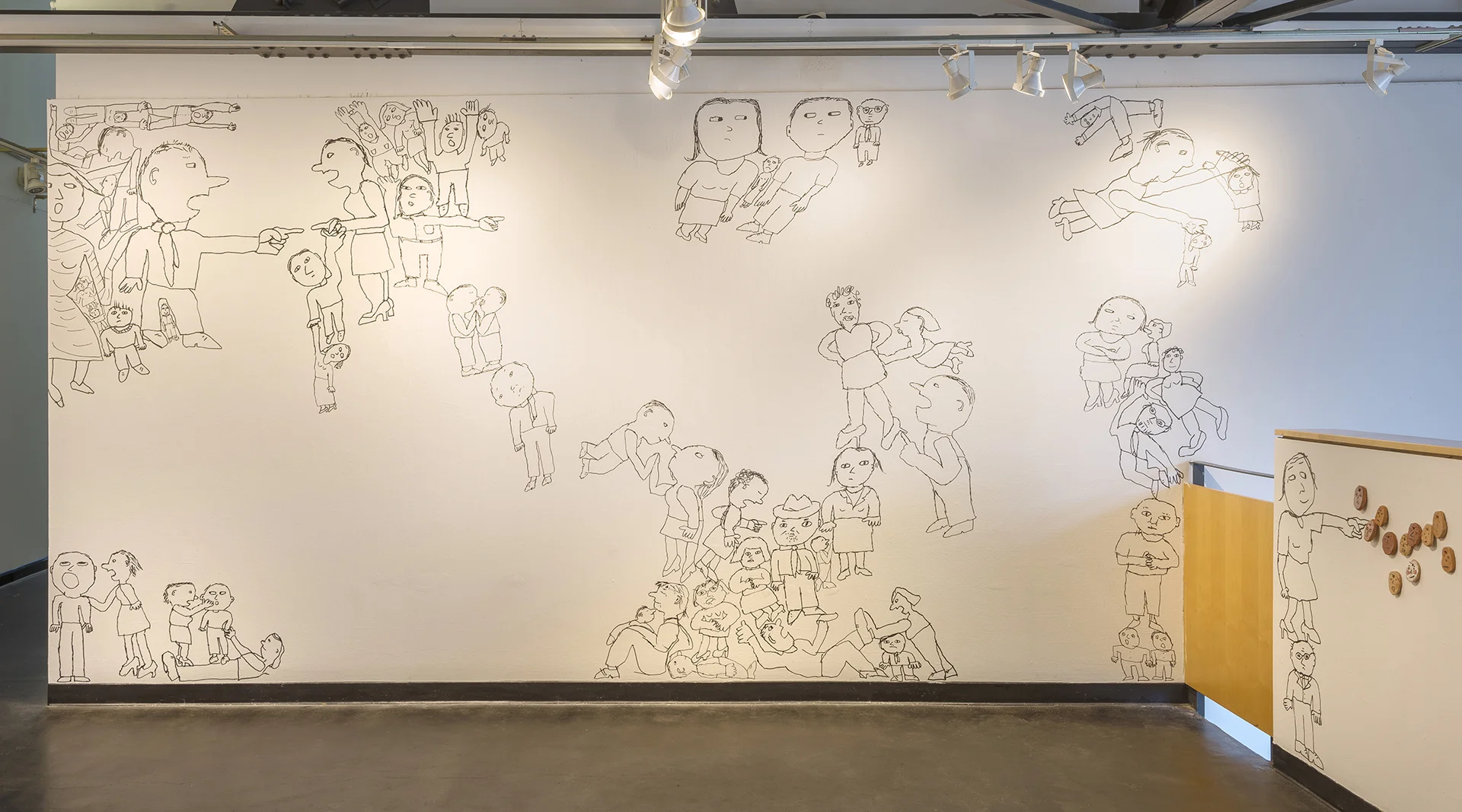 "Encounters", 2017, Solo Exhibition Installation, Creative Alliance, Baltimore, MD