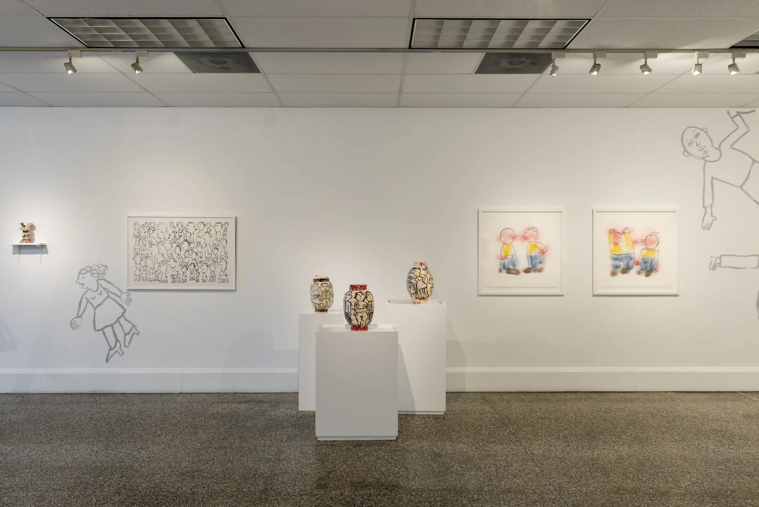 "Encounters: Works by Mia Halton", 2018, Solo Exhibition Installation, McLean Project for the Arts