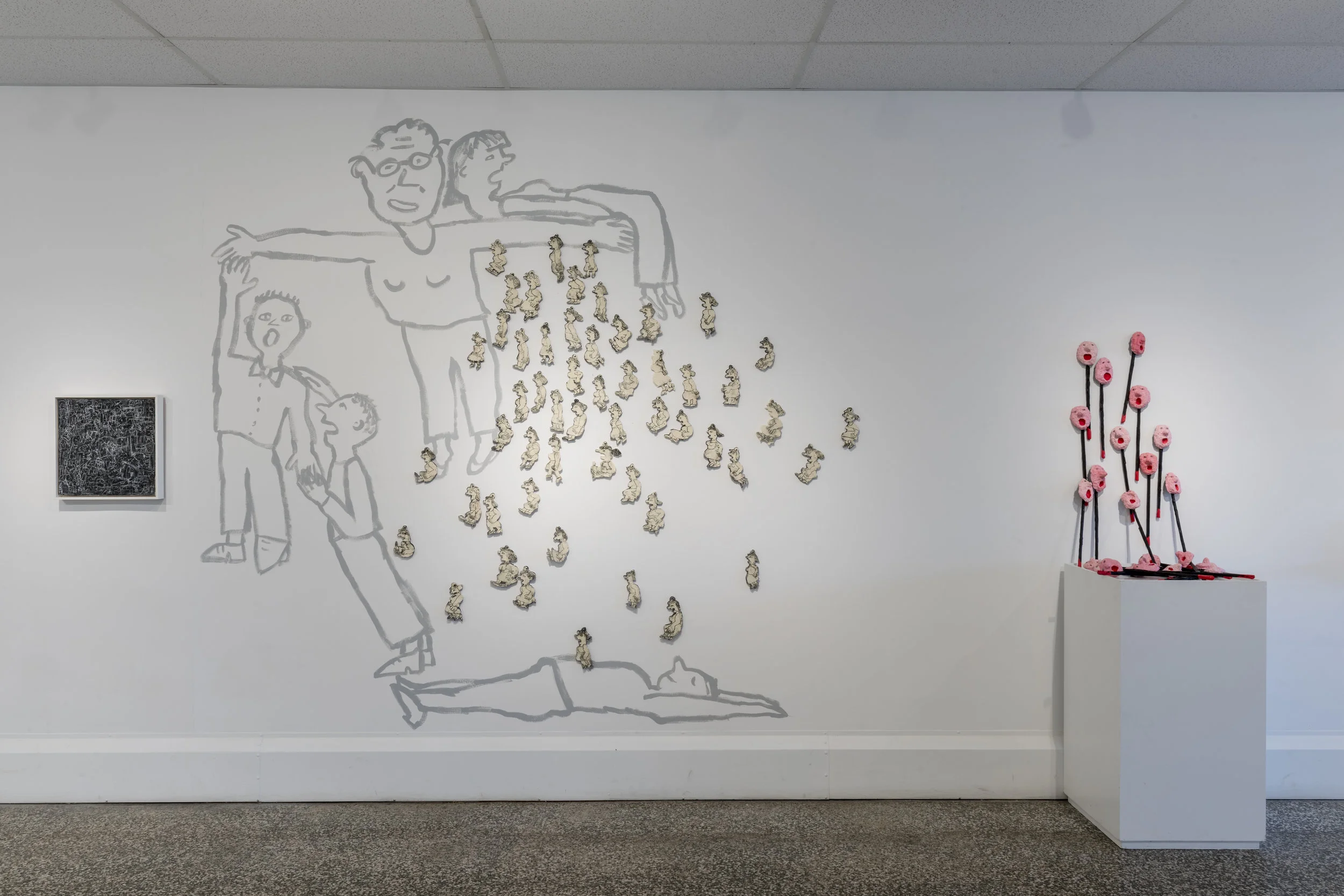 "Encounters: Works by Mia Halton", 2018, Solo Exhibition Installation, McLean Project for the Arts
