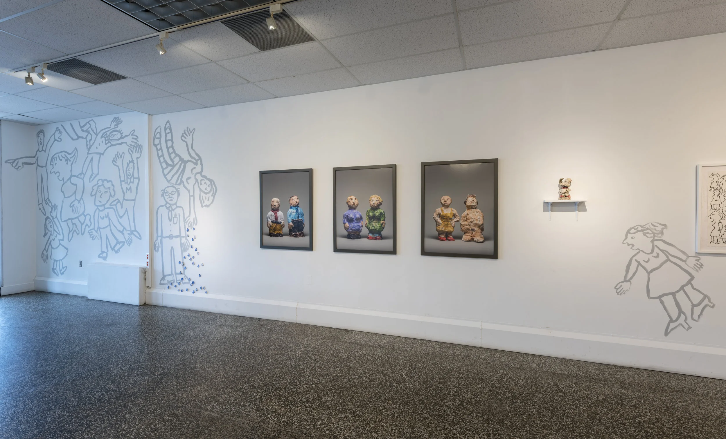"Encounters: Works by Mia Halton", 2018, Solo Exhibition Installation, McLean Project for the Arts