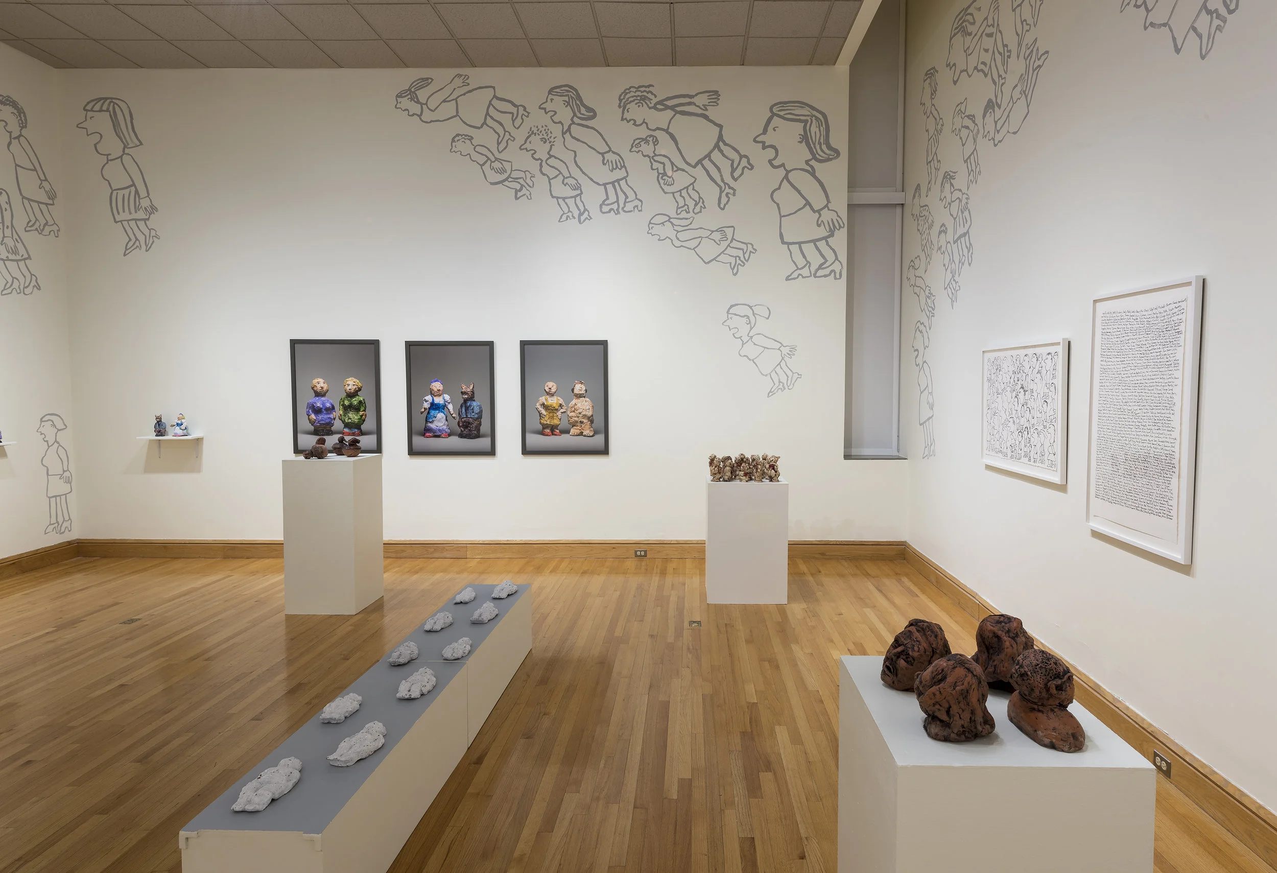 "Mad As Hell, Mia Halton", 2019, Solo Exhibition Installation, Stevenson University, MD