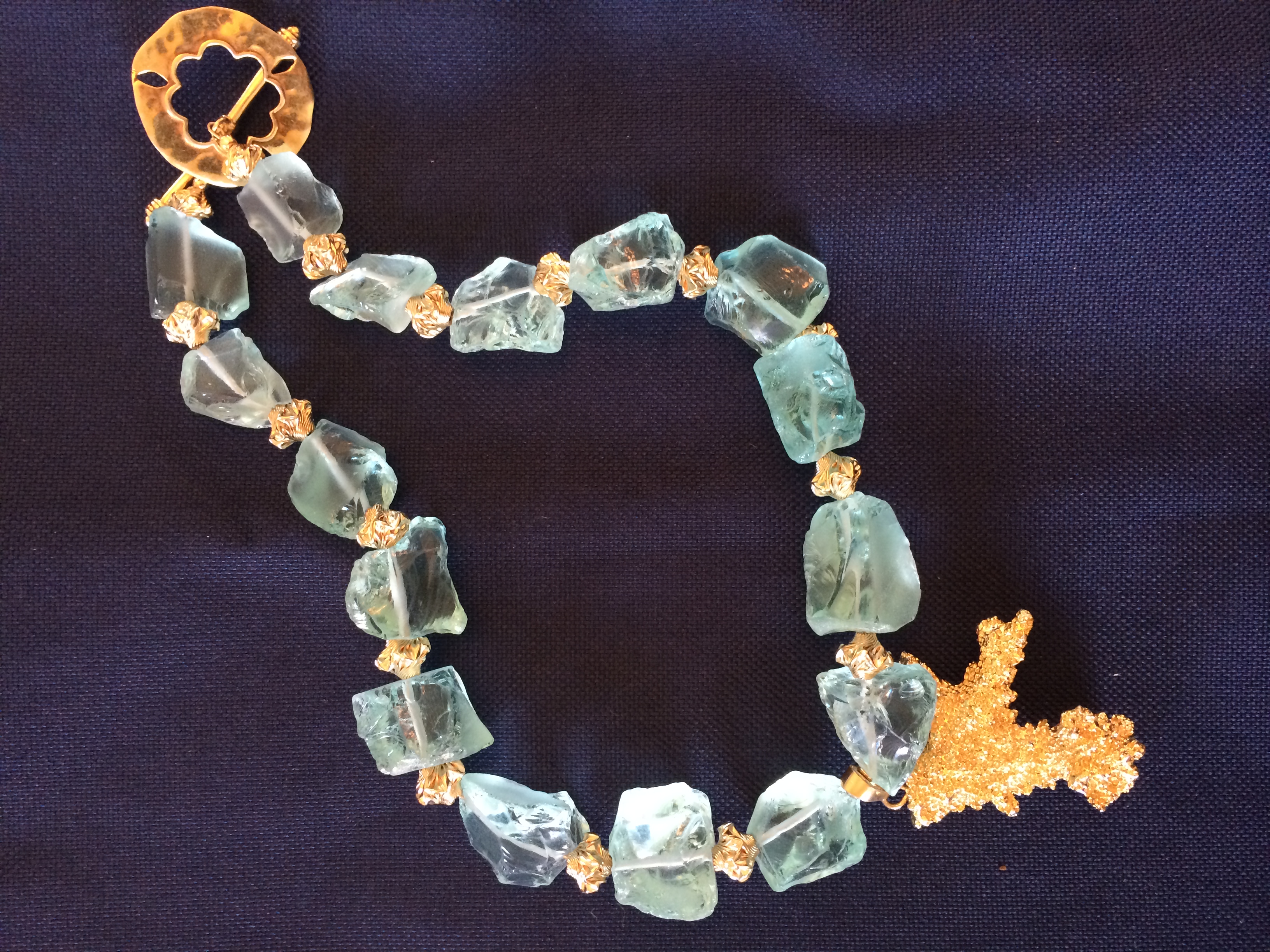 Joaillerie by NED. Ned Marshall. Fluorite and vermeil necklace. Value: $500.00.