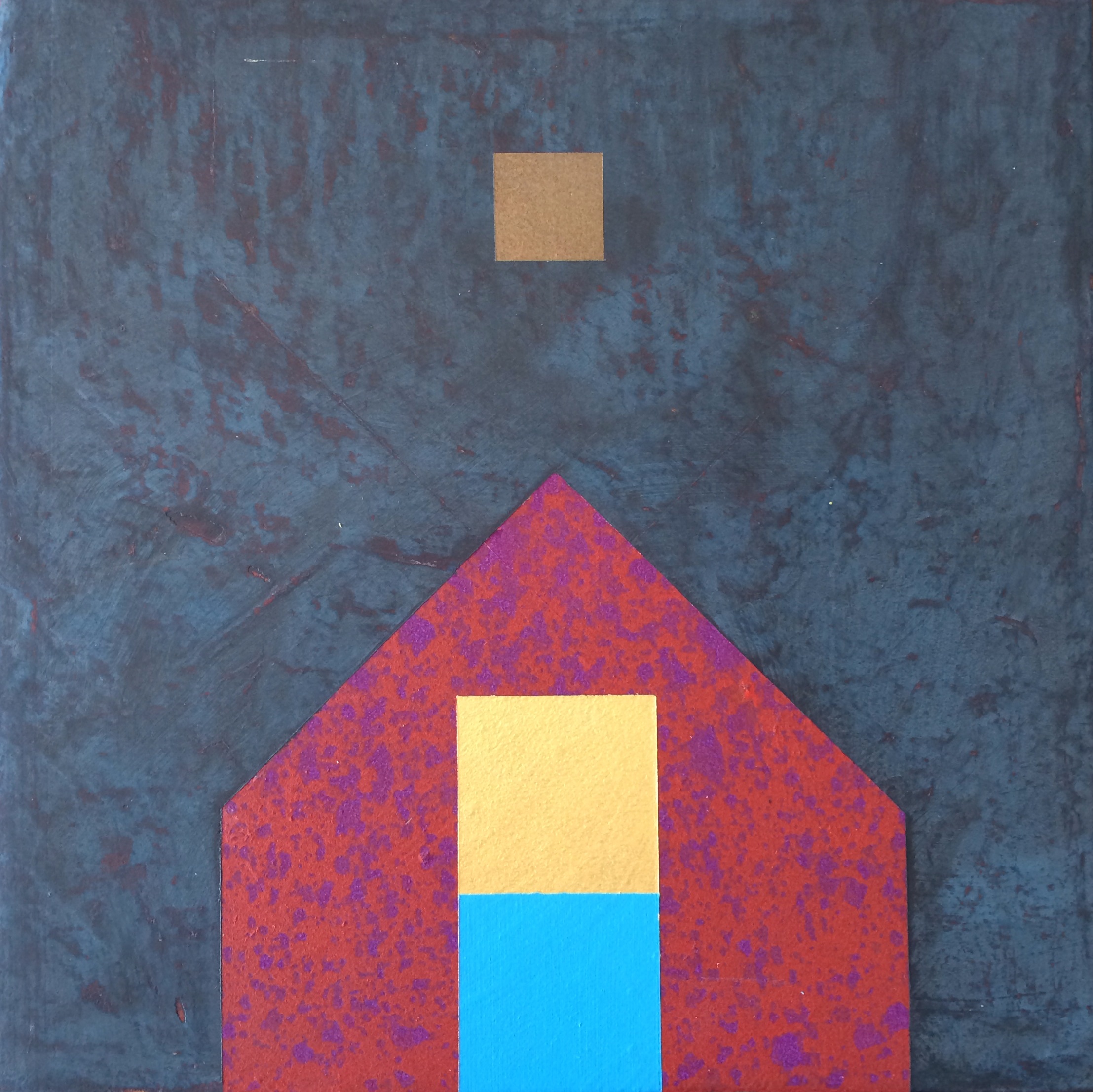 " Morning Moon." Brad Wreyford. Acrylic on canvas, 11" X 11". Value: $400.00. 