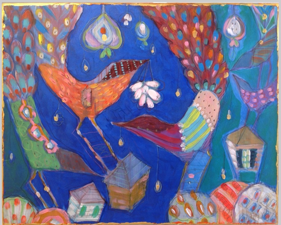 Gretchen Howard, Mixed media painting, 16"x20", Value: $1,250