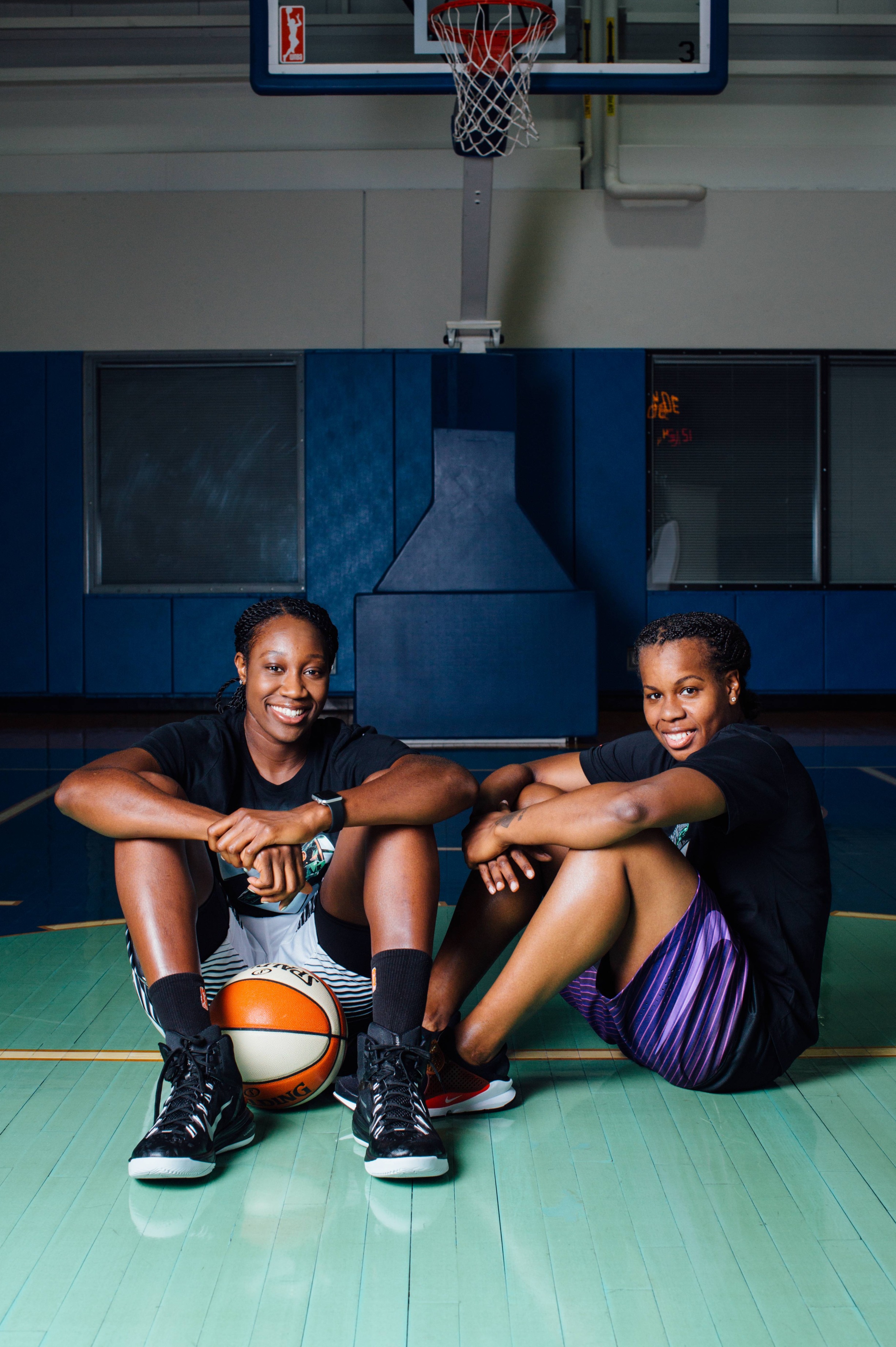 Tina Charles and Epiphanny Prince for New York Magazine's The Cut Photo by Stephanie Noritz .