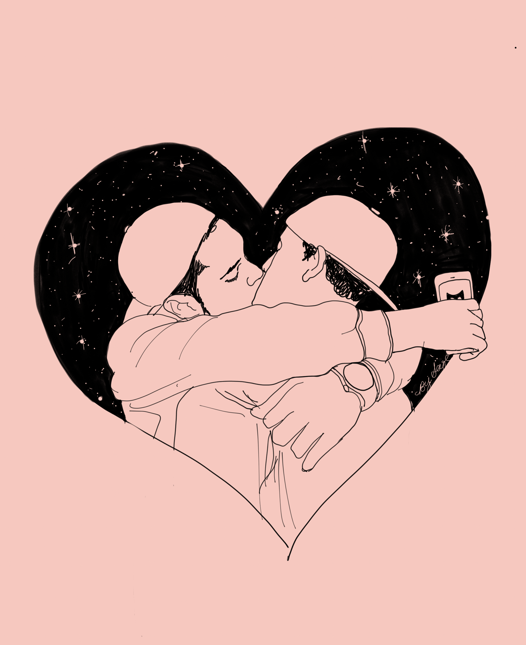 Love in a Hopeless Place, personal essay series for InStyle.com, February 2017 Illustrations by Rachel Moranis