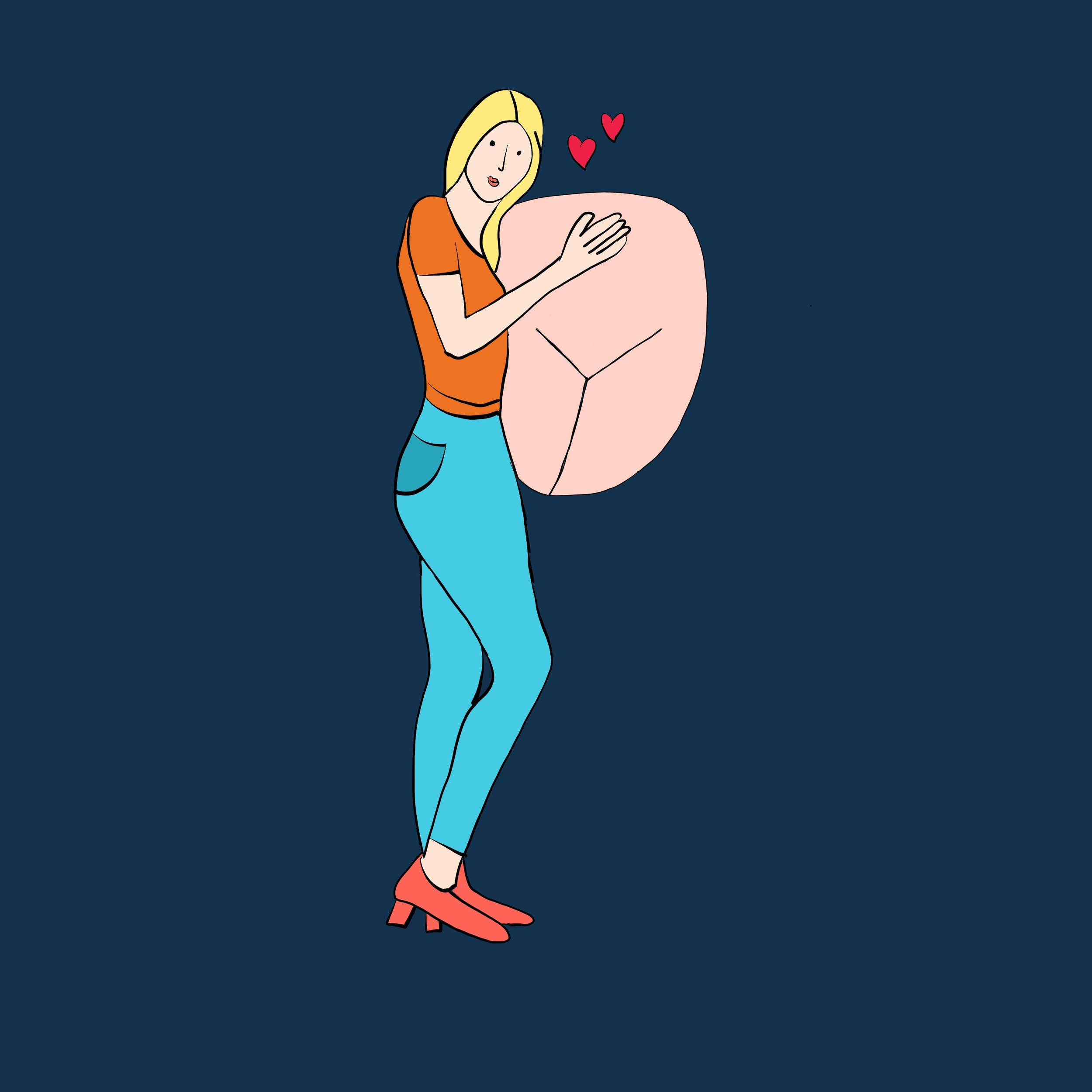 Sex Column illustrations for InStyle.com, 2018 Illustrations by Eva Hill