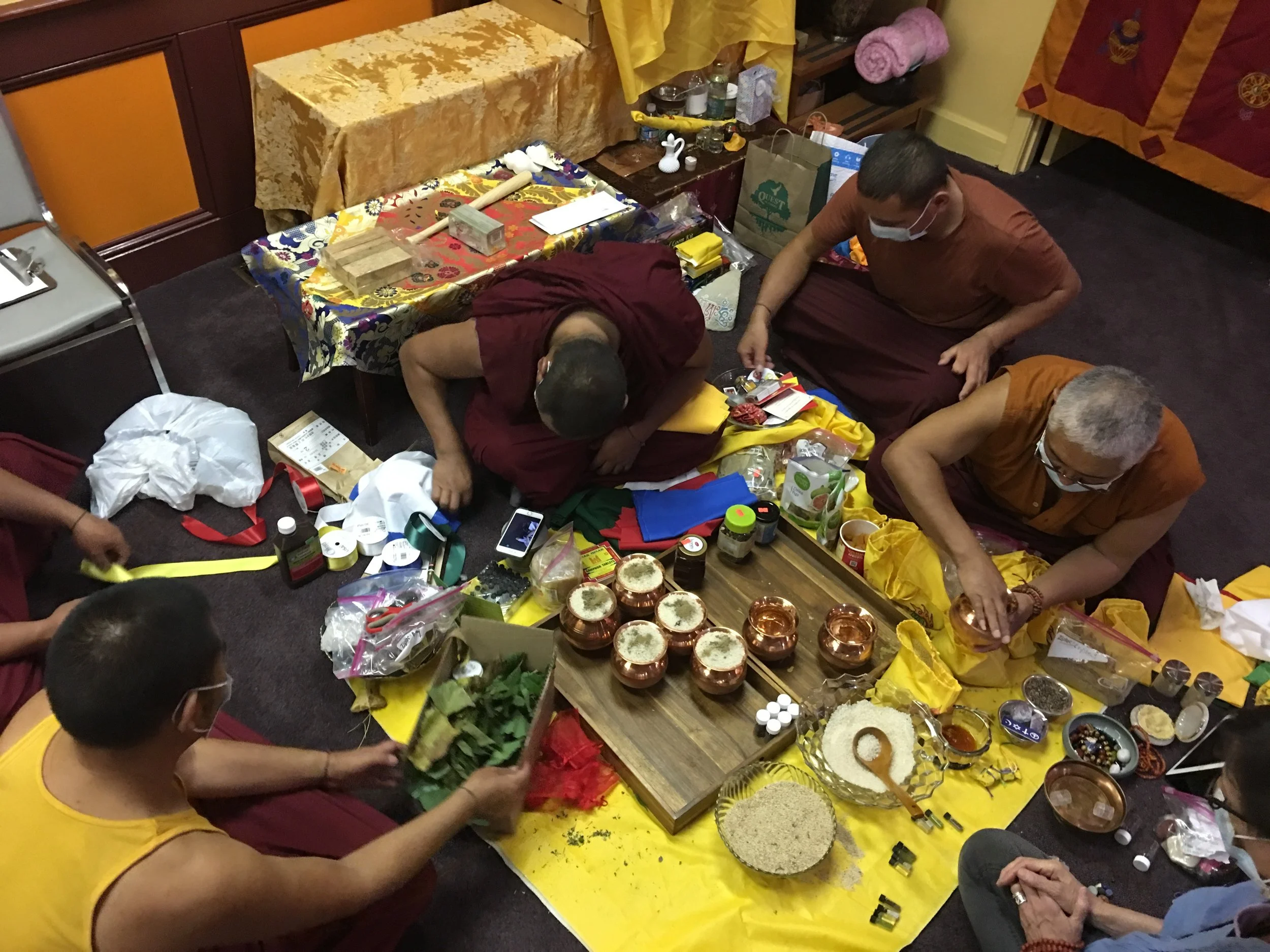 Preparing treasure vases