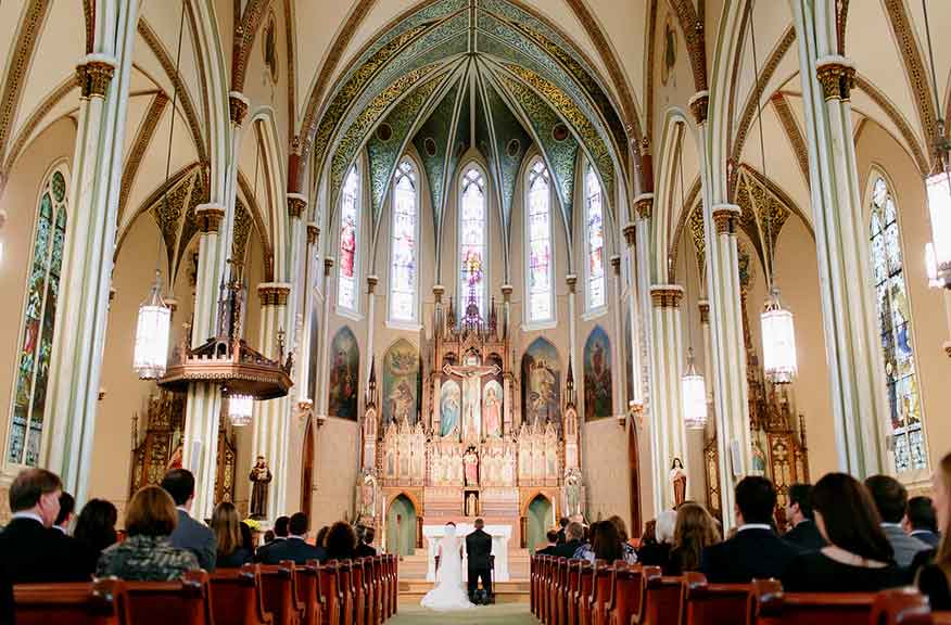   Immaculate Conception &amp; St. Joseph Parishes Catholic wedding &nbsp;in Chicago  