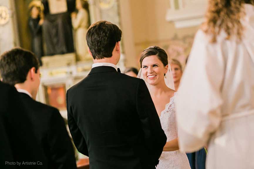 Immaculate Conception & St. Joseph Parishes Catholic wedding in Chicago Artistrie Co.