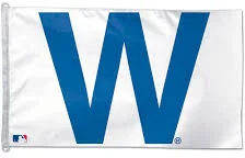 Chicago Cubs "W" Flag Immaculate Conception St. Joseph Parishes Catholic Church Chicago