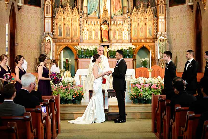   Immaculate Conception &amp; St. Joseph Parishes Catholic wedding &nbsp;in Chicago  