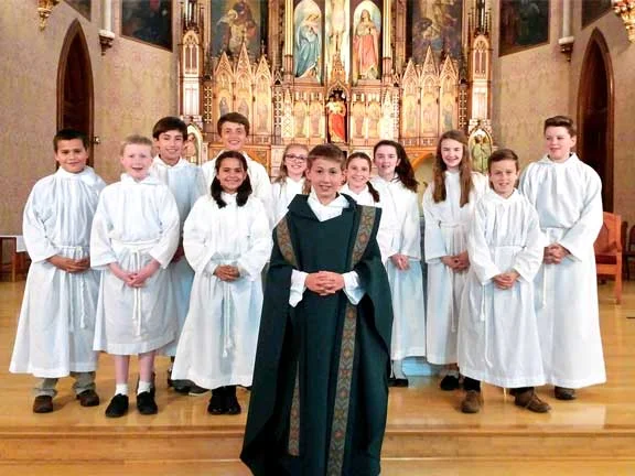 God bless our new altar servers!