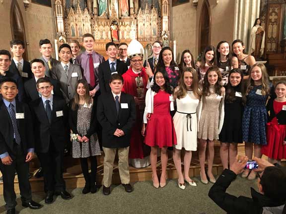 Congratulations to our ICSJ Confirmandi who confirmed at St. Jospeh Church on February 2nd!