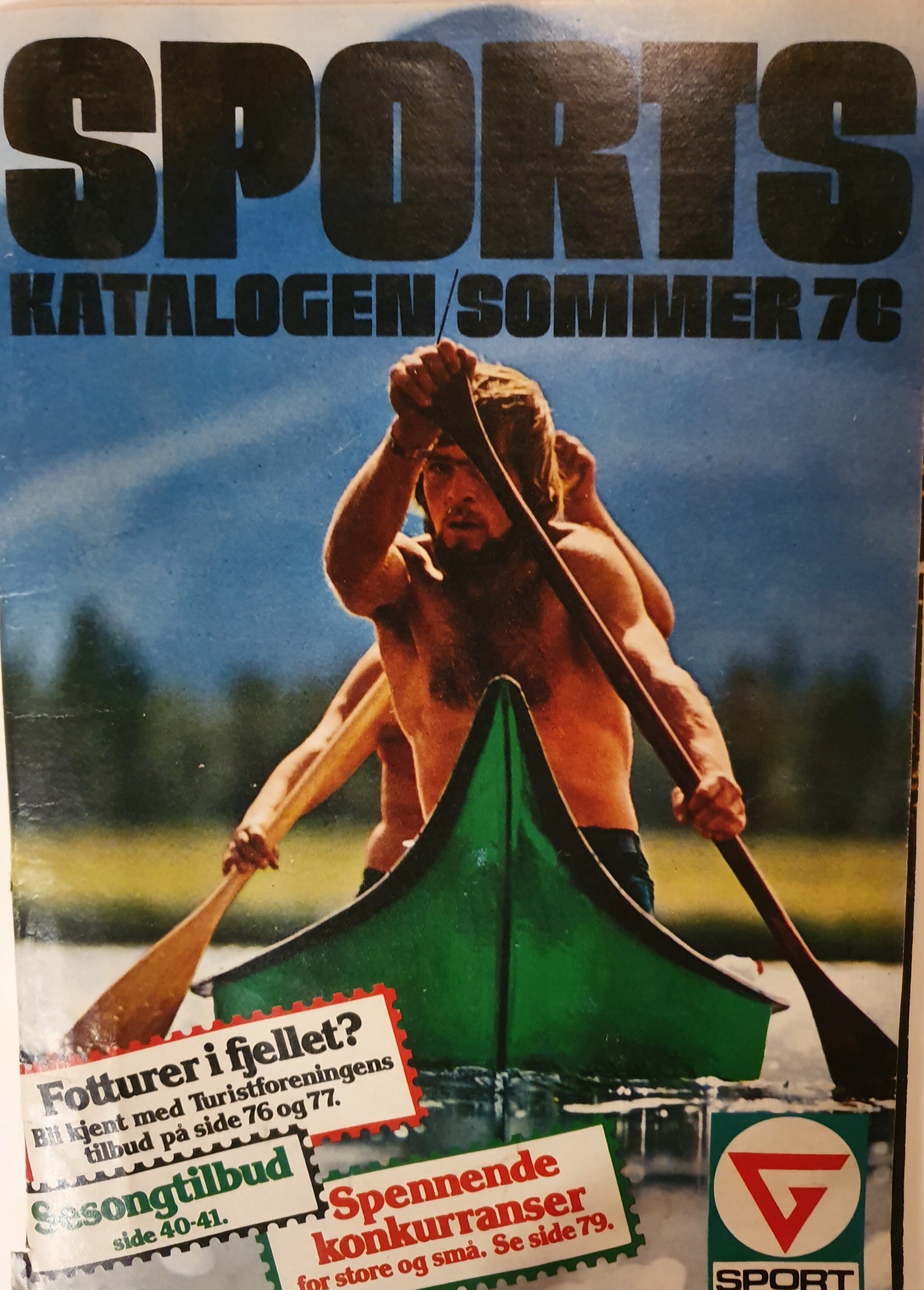  1976. Bengt on front page, sports magazine 