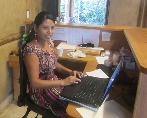 Monica Leja, san pablo receptionist