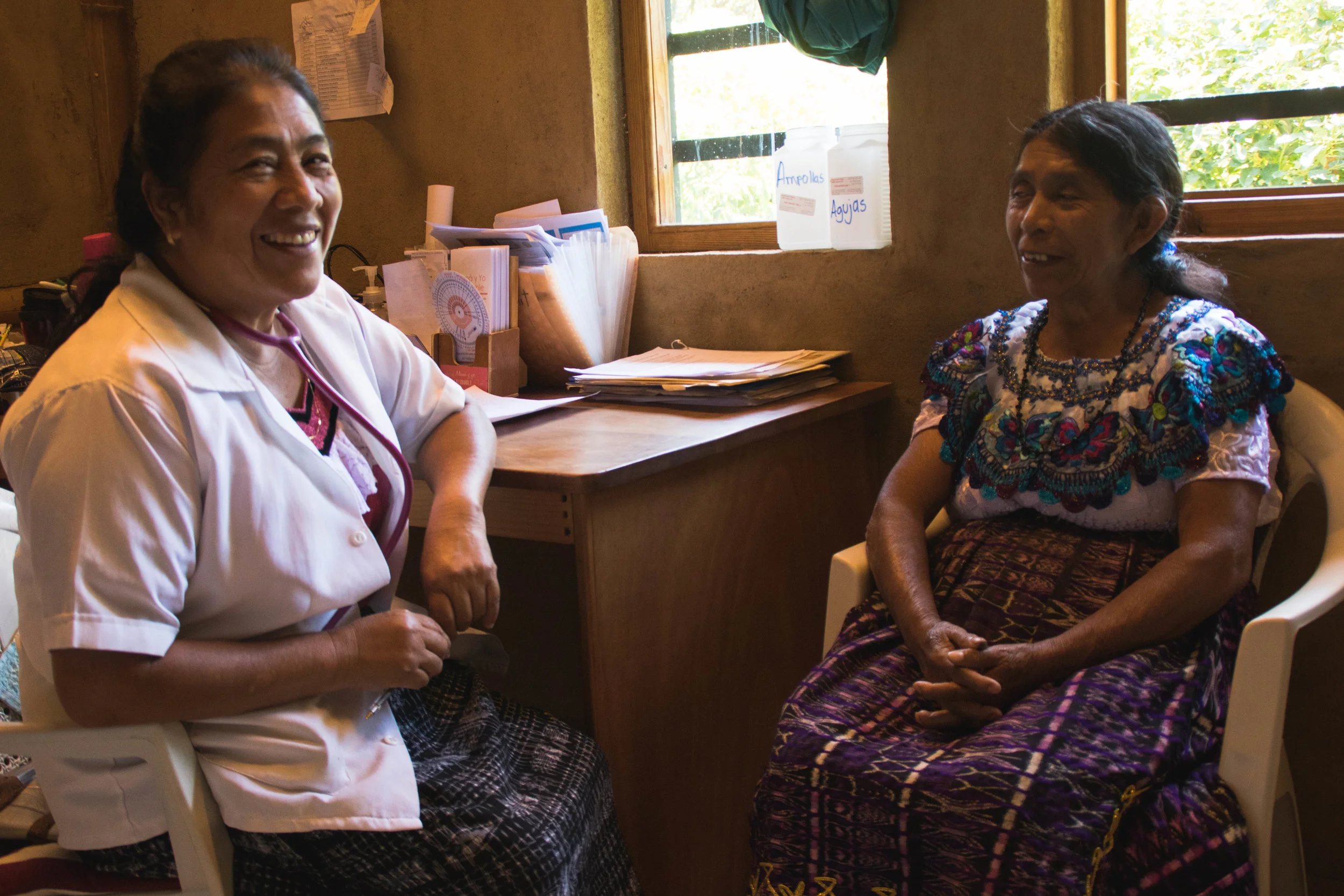 Nurse Rebeca and Rosario