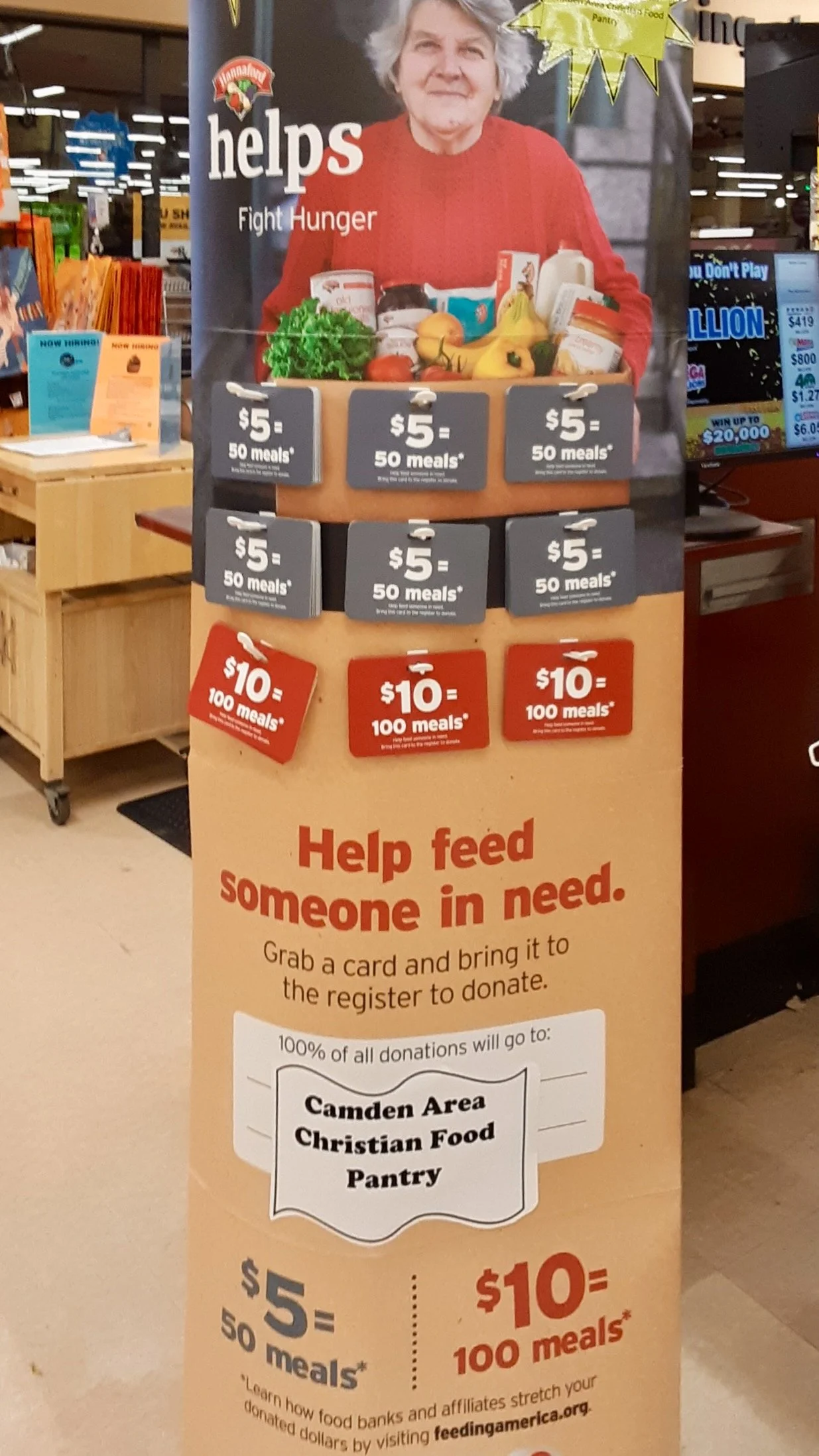 Camden Hannaford continues to support CACFP