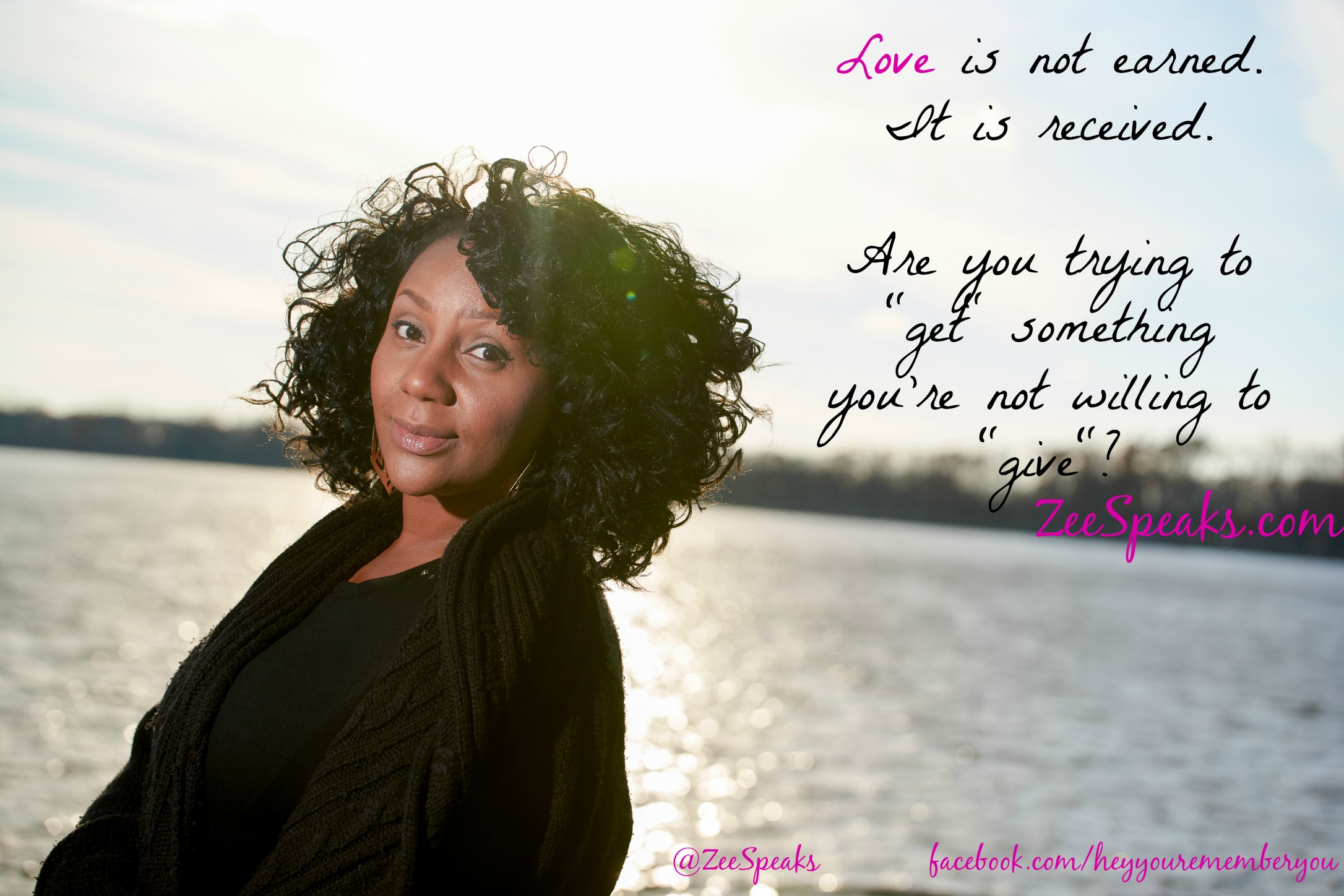And are you trying to give something you don't have? #LoveISTheAnswer #GetWhatYouGive #GiveFreely #ChooseLove #LoveCoversAll #WhatAreYouWaitingFor #AskYourselfAQuestion #MovingForward #MovingRightAlong #NoCheats #TheOnlyWayFromHereIsUP #MorningInspiration #MustardSeedFaith #MotivationalSpeaker #InspirationalSpeaker #RelationshipSpeaker #EmotionalHealthSpeaker #Author #Lifecoach #ZeeSpeaksNOCHEATS #ZeeSpeaks