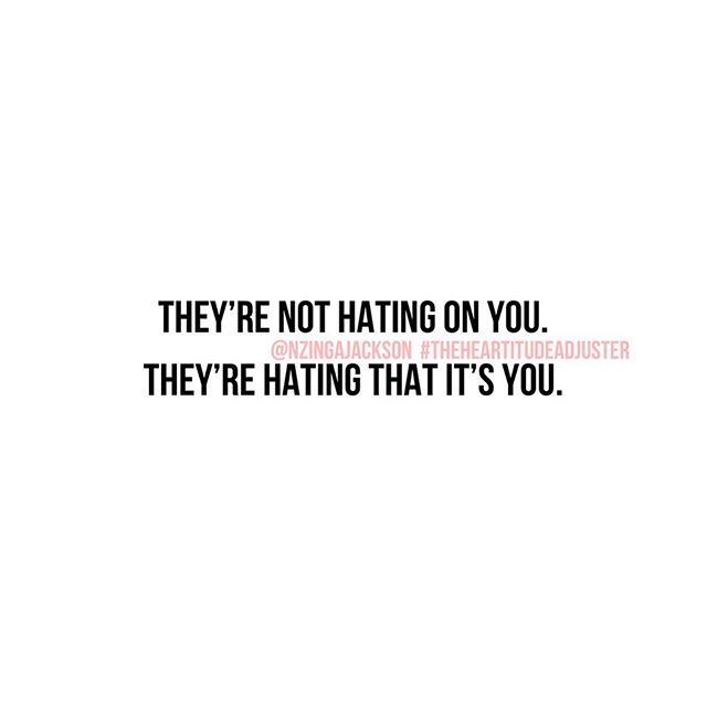 Here are a few ways you can tell:
•
• They act like what you’ve just accomplished is no big deal.... as if they don’t remember all you had to go through to do what you’ve done.
• They make sure to miss the occasion AND the celebration. All of a sudden they get “busy” doing something you’ve never heard them mention before OR mention something you know they haven’t done in a while.
• They give no extended kudos, no cheers, and no congrats! You’ll get a “wow that’s awesome”, or an “I’m so happy for you”, or a “that’s wassup” and that’s as far as it goes.....mighty short and sweet for a relationship so deep.
• They do not share your good news.... but their relatives and close friends probably know every single bump and bruise it took for you to get whatcha got.
• They start bringing up old stuff or start to apply pressure for you to be perfect by redirecting your attention to a loose end. The convo starts like this right after the announcement of your good news, “So, umm, what are you going to do about this _____ situation?”. Now, don’t get me wrong! I’m all for handling business as best as possible, but when a human shows an imperfection or a flaw, I do not agree with the idea that they don’t deserve to be blessed. Believing they ONLY deserve the opposite is a judgement and a judgement is when we force or regard our opinion as a law or a truth. People who bring up something for you to fix in the season or moment of accomplishment and celebration don’t have the motive to bring your high down. Oh no baby it’s bigger than that! They want to bring your vision back down to the level ground. They know that as long as you both see poverty, lack, chaos, confusion, depression, unhappiness, and any other evil thing, then you get to be just like them. They don’t want to be alone in the mess and yet, they don’t have the guts that you have to do something about it!
•
Someone needs the ladder to see over the mountain in their way. New vision = New direction. They just hate that it’s you who made it to the top and didn’t fall back down along the way.
•
•
•
•
•
#TheHeartitudeAdjuster #TheInnerMe #TheInnerMeIsTheEnemy #WindsOfChange #energyiseverything #NoBrainDrains