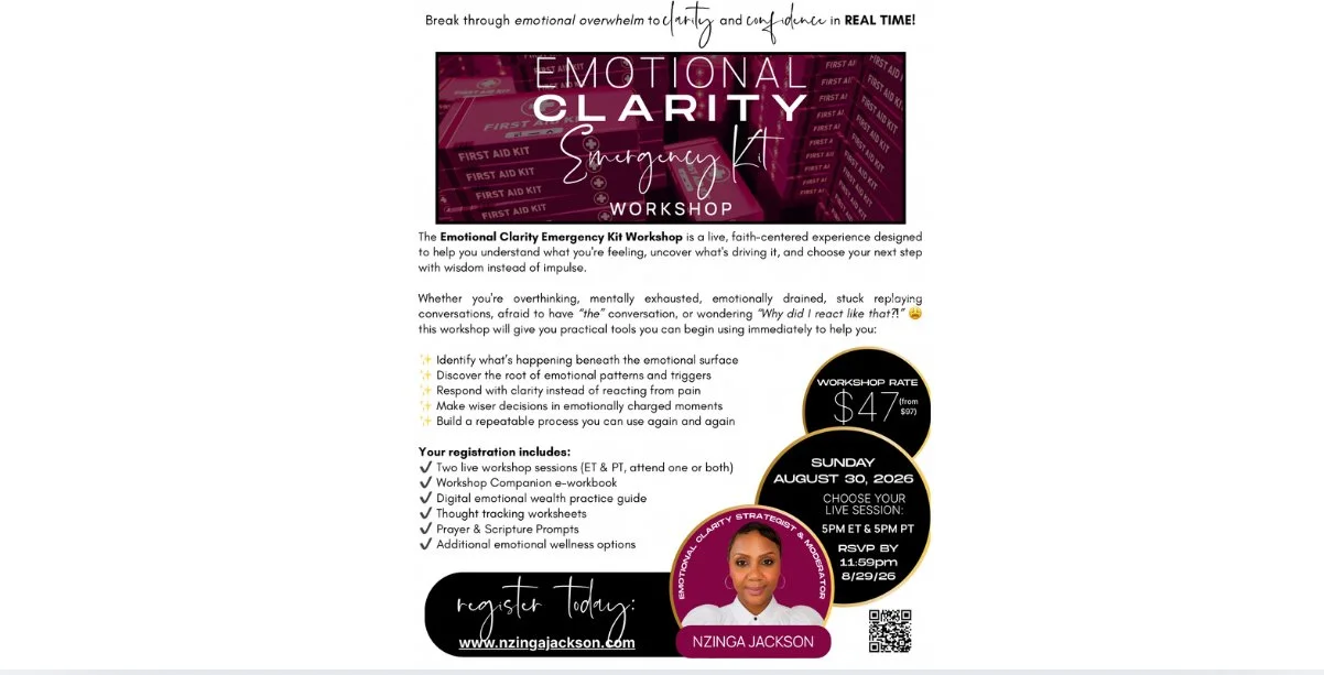 Emotional Clarity Emergency Kit Workshop