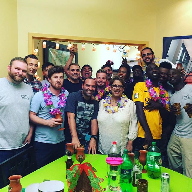 Yesterday we had an awesome tiki party to show our appreciation for the hardworking guys who manage and work on our project sites. These guys do the tough jobs and work long hours with a smile. So thank you to all the OTL site staff!