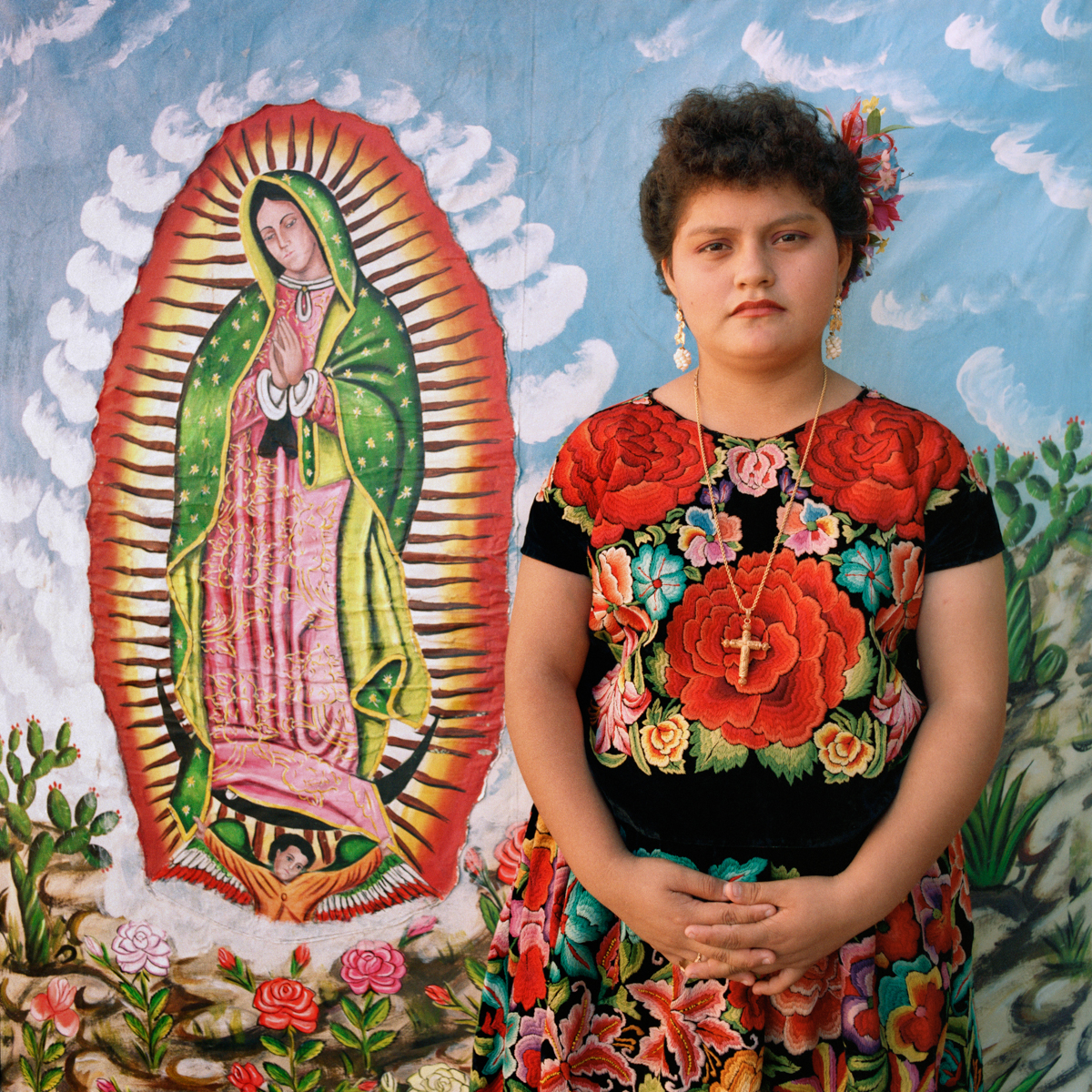 A Tehuantepec Maiden, Juchitán, Oaxaca, México. From the series Nostalgia for an Unknown Land, 1986