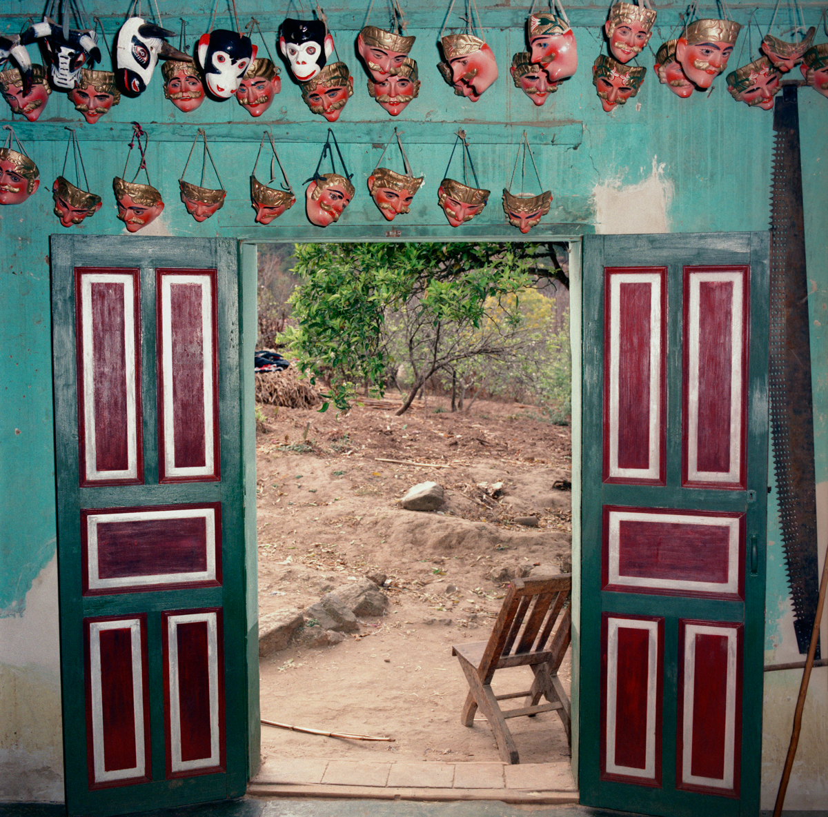 Maskmaker's Doorway, Guatemala 1986