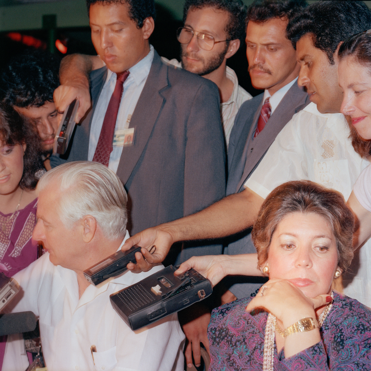Press Conference, Esuipulas, Guatemala 1987