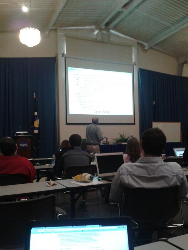Prof Bob Twiggs talking