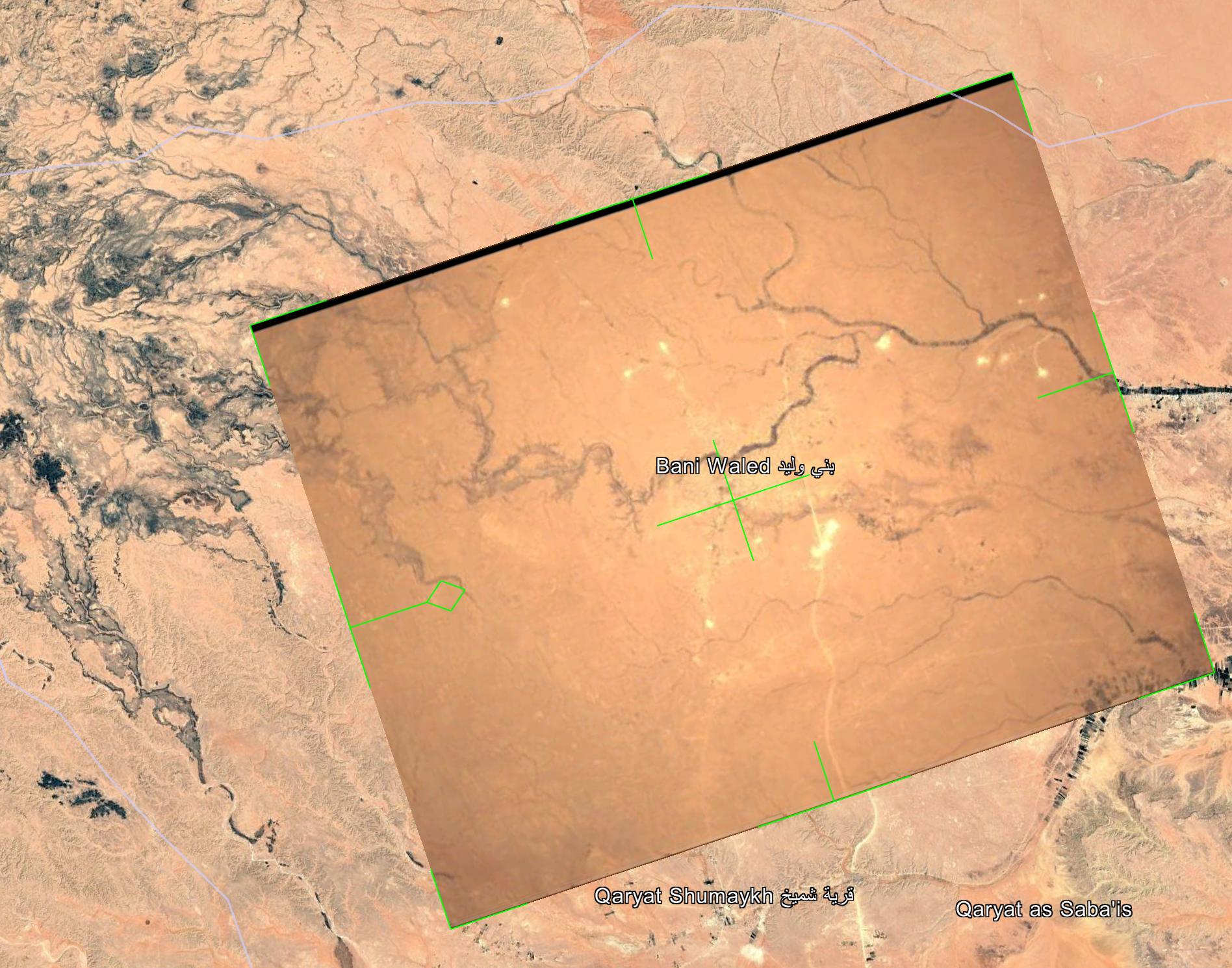 June 2025 - Google Map Overlay - U2Q - Libya
