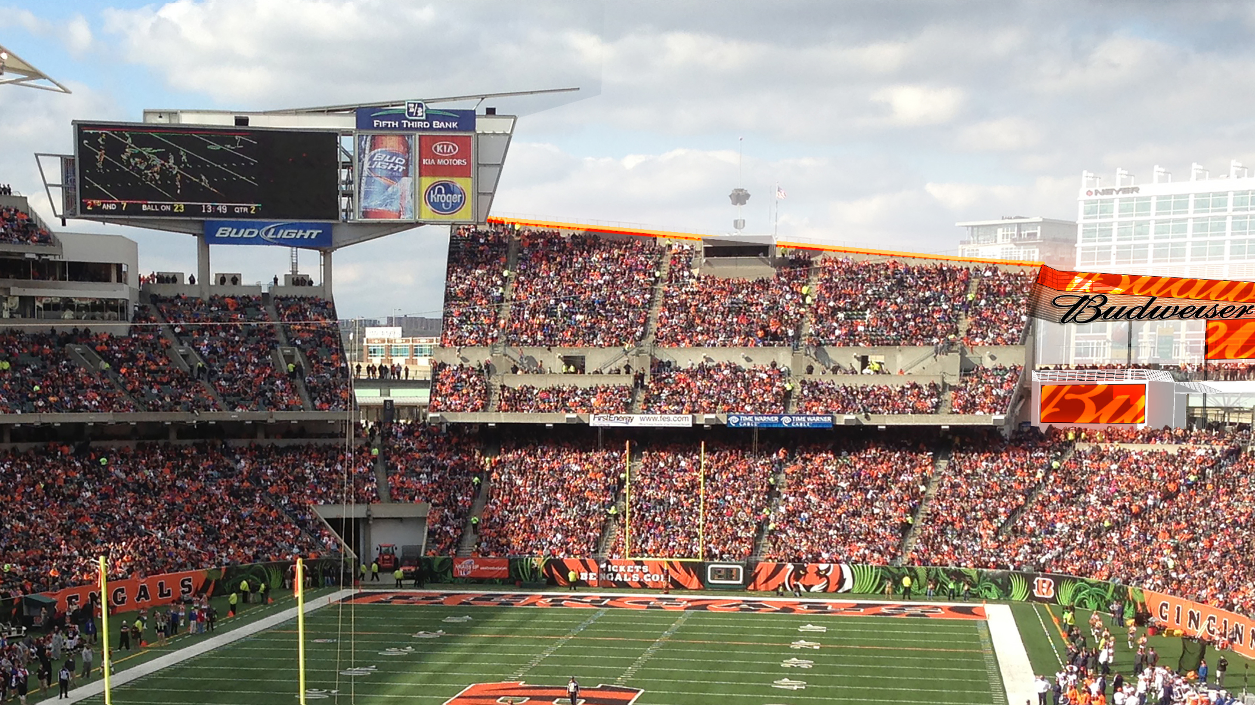 Paul Brown Stadium Club Areas