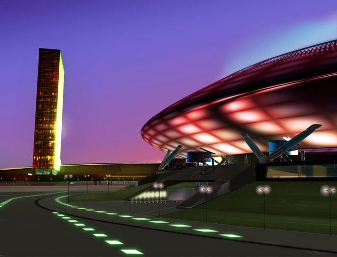 Beijing Olympics Stadium + Master Plan