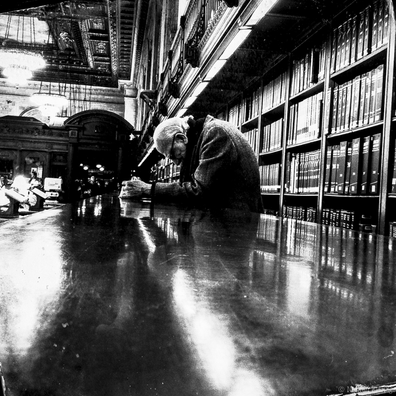 Old Man Reading