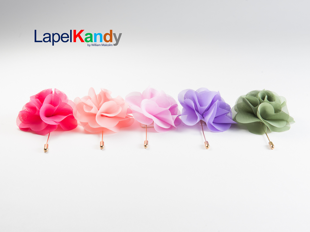 Lapel Flower, Lapel Kandy, William Malcolm Bespoke, William Malcolm Luxe Collection, Lapel Candy