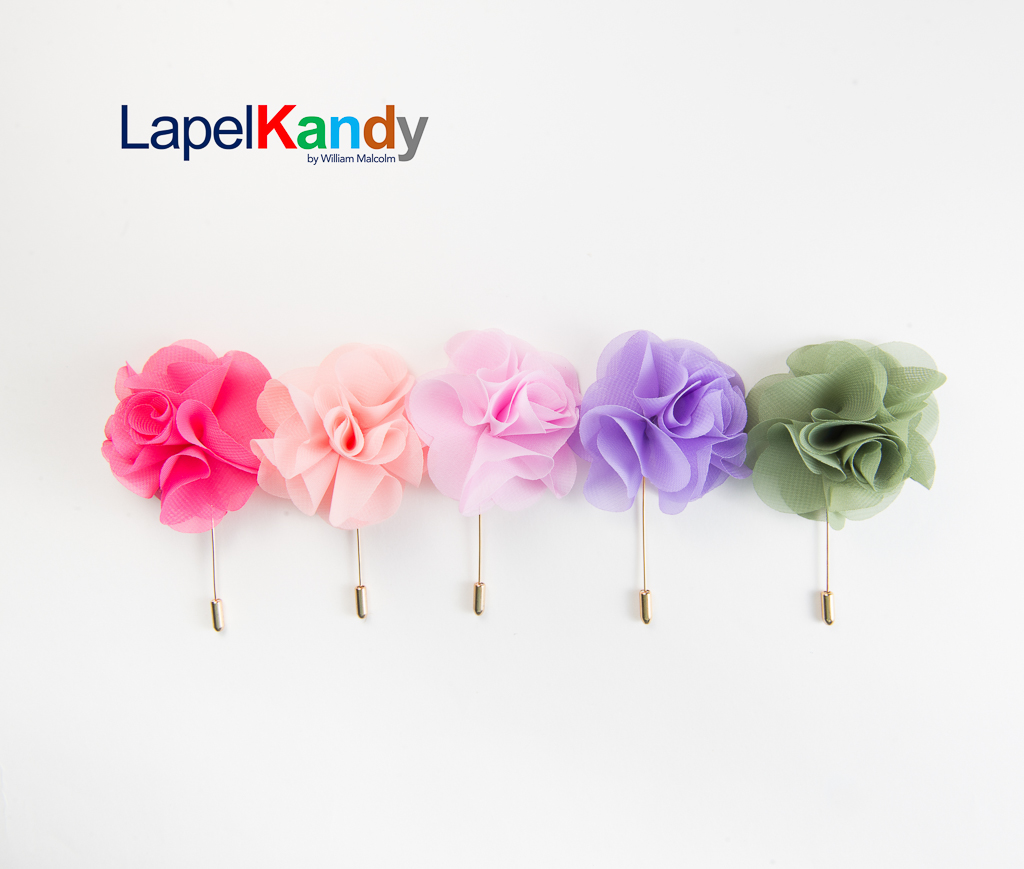 Lapel Flower, Lapel Kandy, William Malcolm Bespoke, William Malcolm Luxe Collection, Lapel Candy