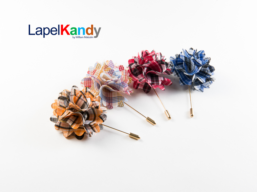 Lapel Flower, Lapel Kandy, William Malcolm Bespoke, William Malcolm Luxe Collection, Lapel Candy