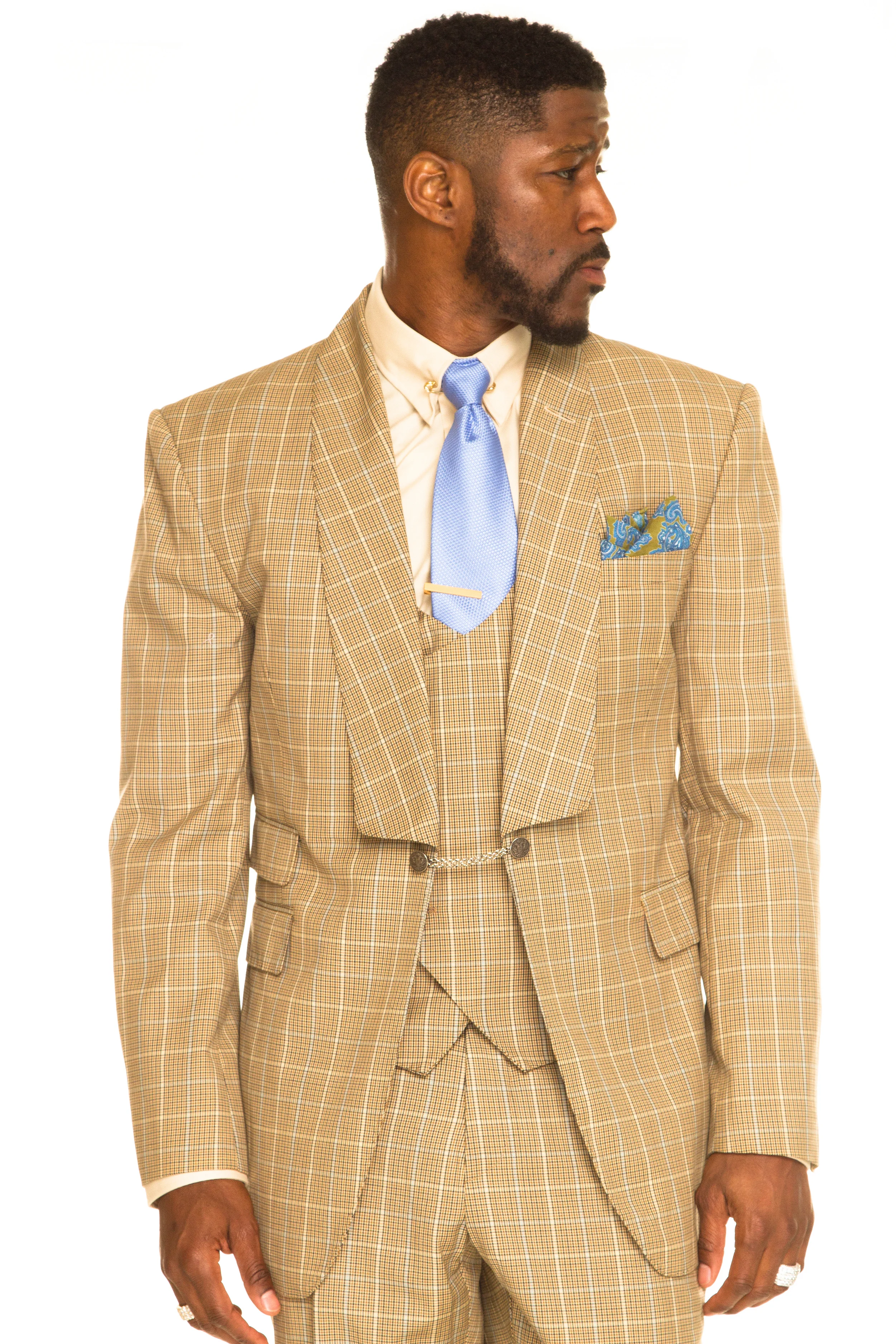 William Malcolm designs a collection for NFL Networks Nate Burleson. To learn more visit:www.BLineSuiting.com