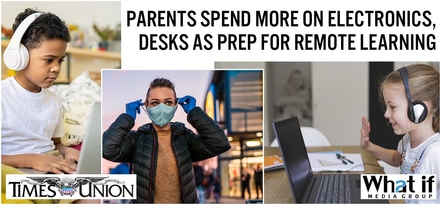 Times Union:  Parents spend more on electronics, desks as prep for remote learning