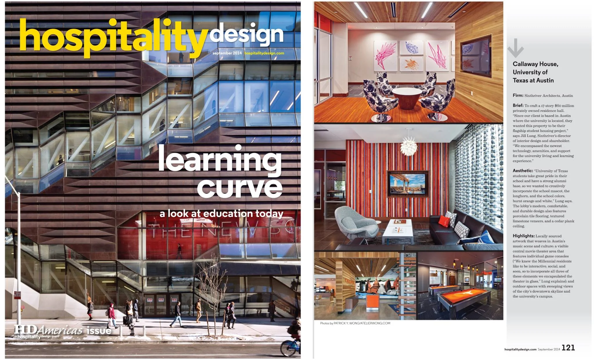 Hospital Design magazine screenshot of cover page