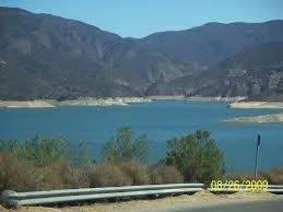 Changing water conditions on Lake Castaic