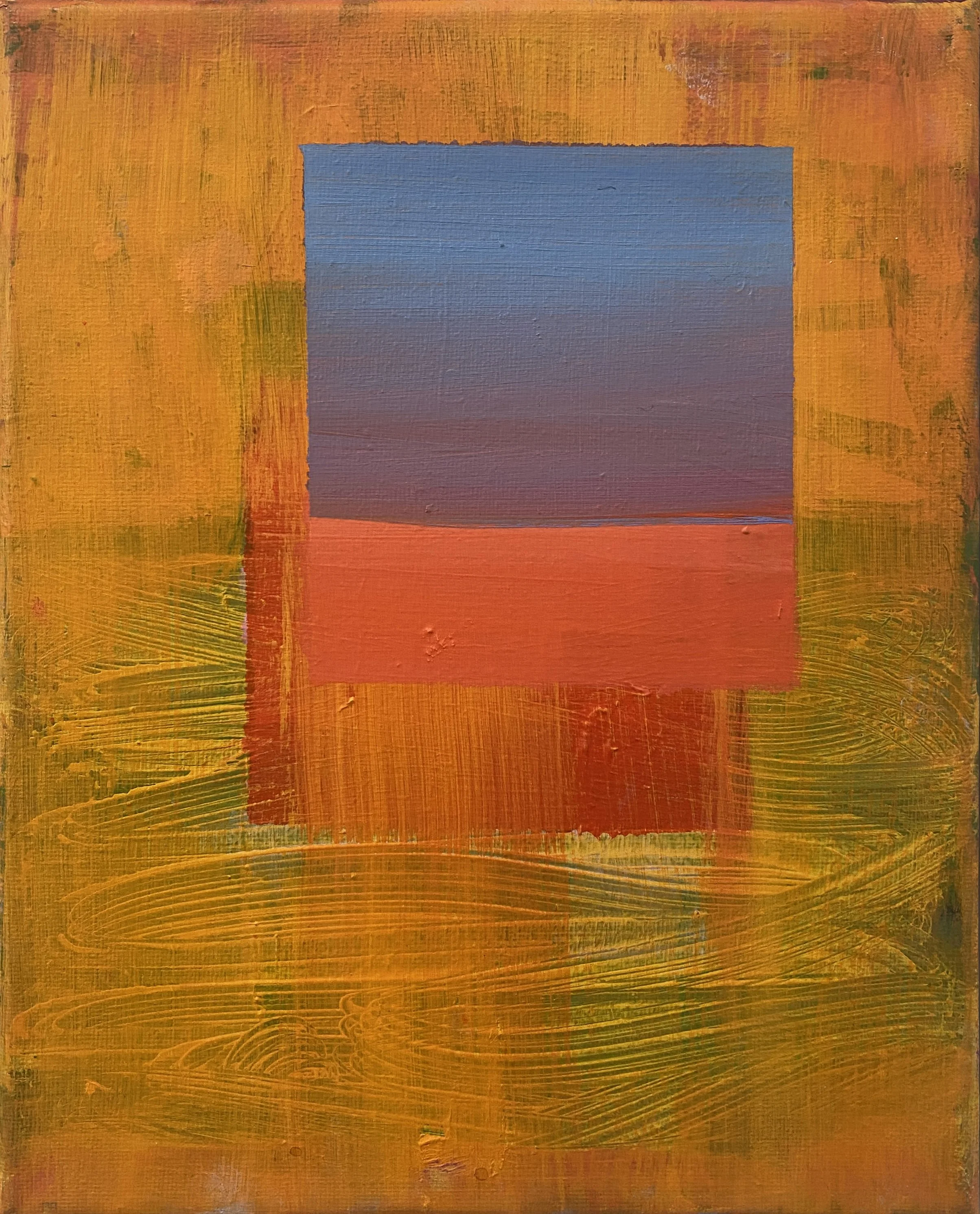  Orange Melt Sunset
 
2025, Oil on canvas, 10 x 8 inches