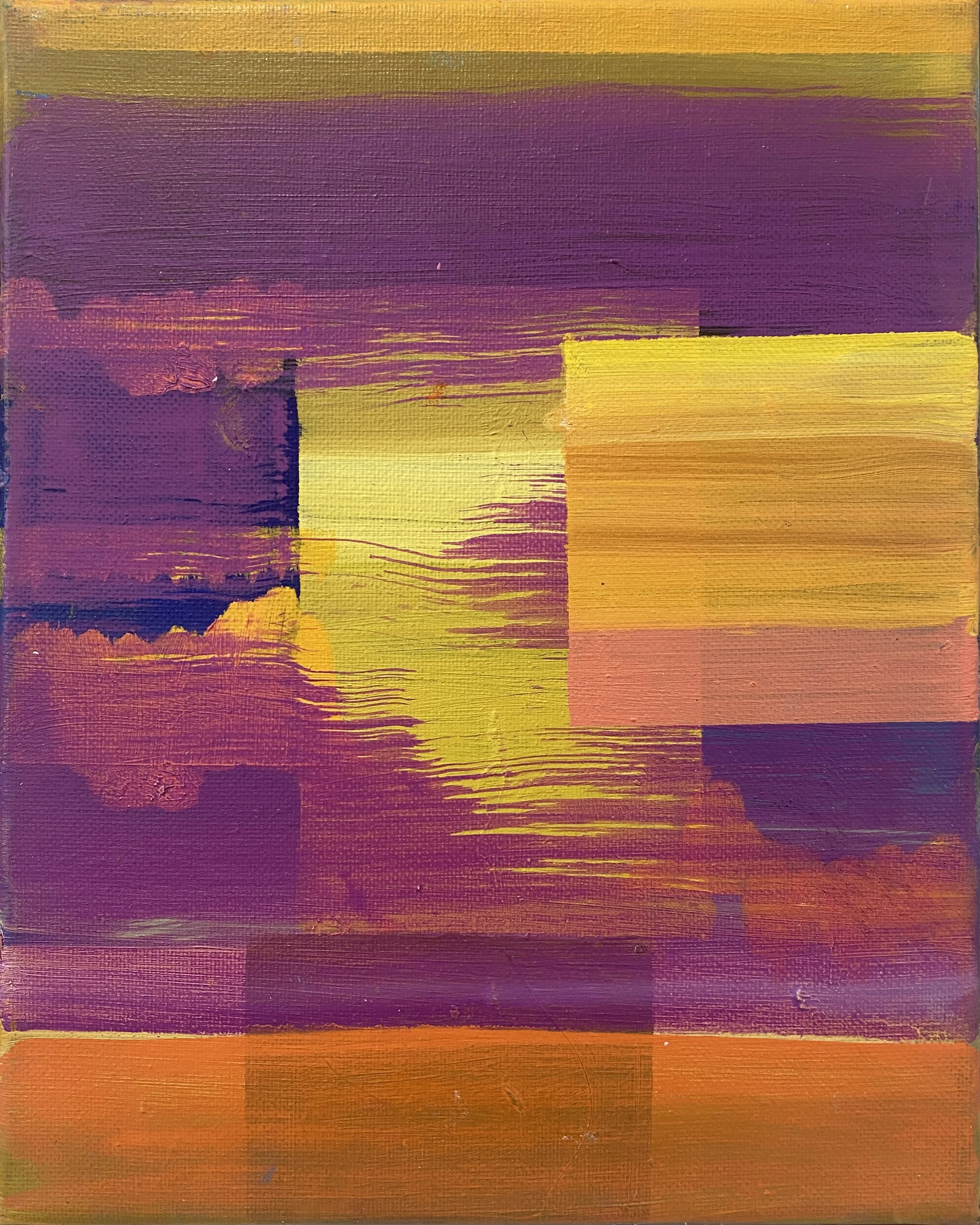  Royal Sunset
 
2025, Oil on canvas, 10 x 8 inches
