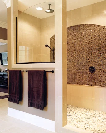 Natural Bathroom Shower Tile