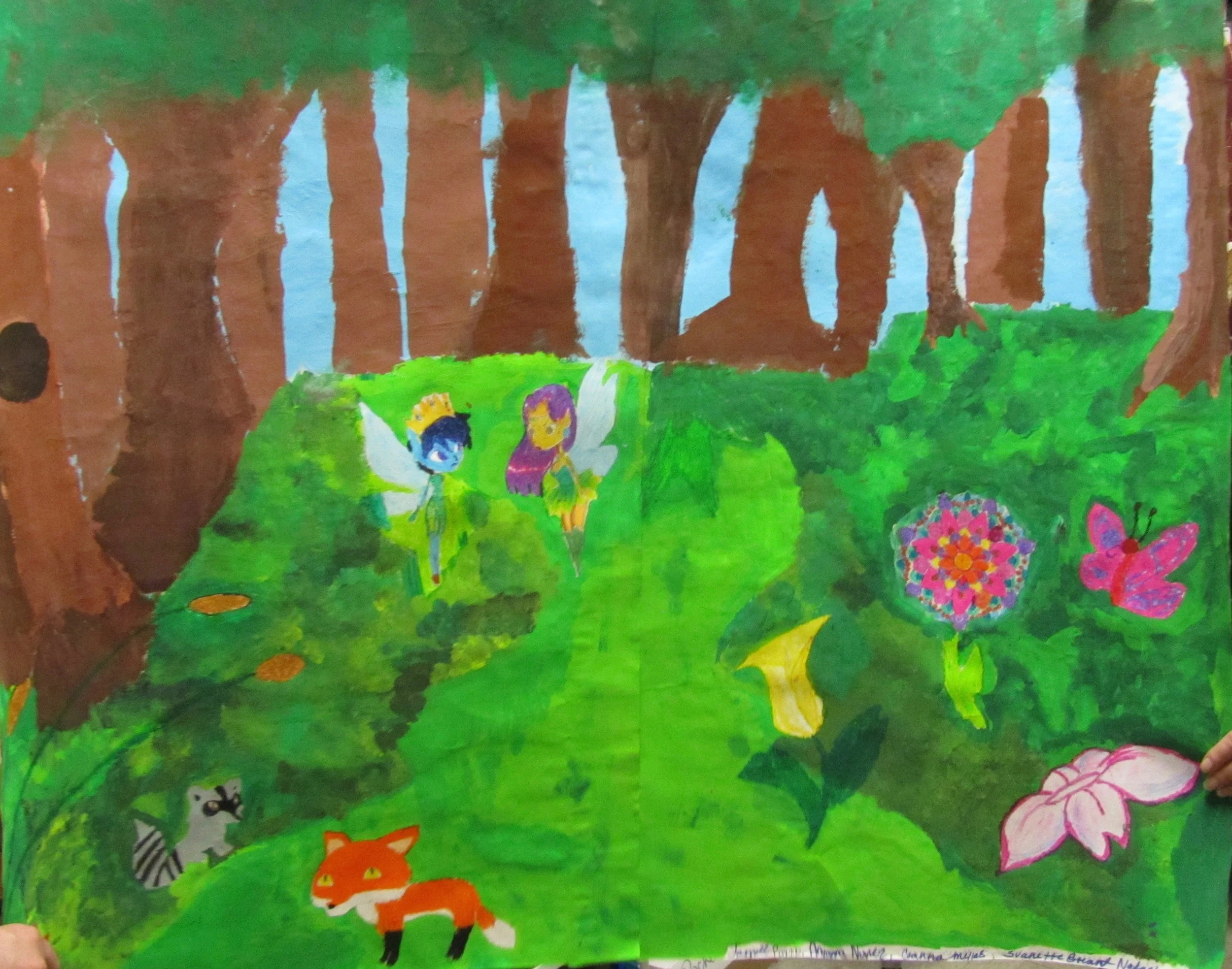 A Midsummer Night's Dream , "Green World" by Ariyanna Nunez, Jarriell Payano, Nicole Jerez, Natasha Lyons, and Ceanna Mejias