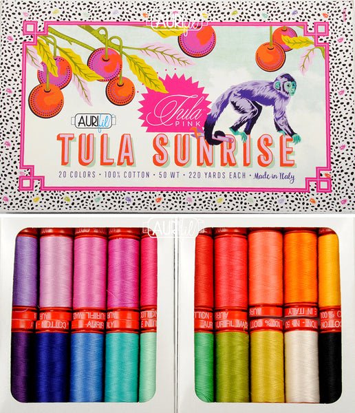 Aurifil Thread 50 wt Cotton 20 Small spools Curiouser and Curiouser by Tula  Pink TP50CC20
