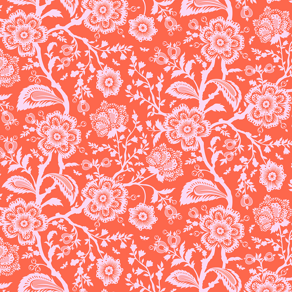 Tula Pink PINKERVILLE Gate Keeper in Daydream quilting fabric 