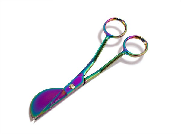 Tulip 3.75 Elegant Pink Scissors with Curved Blades | Tulip #TIC-001E