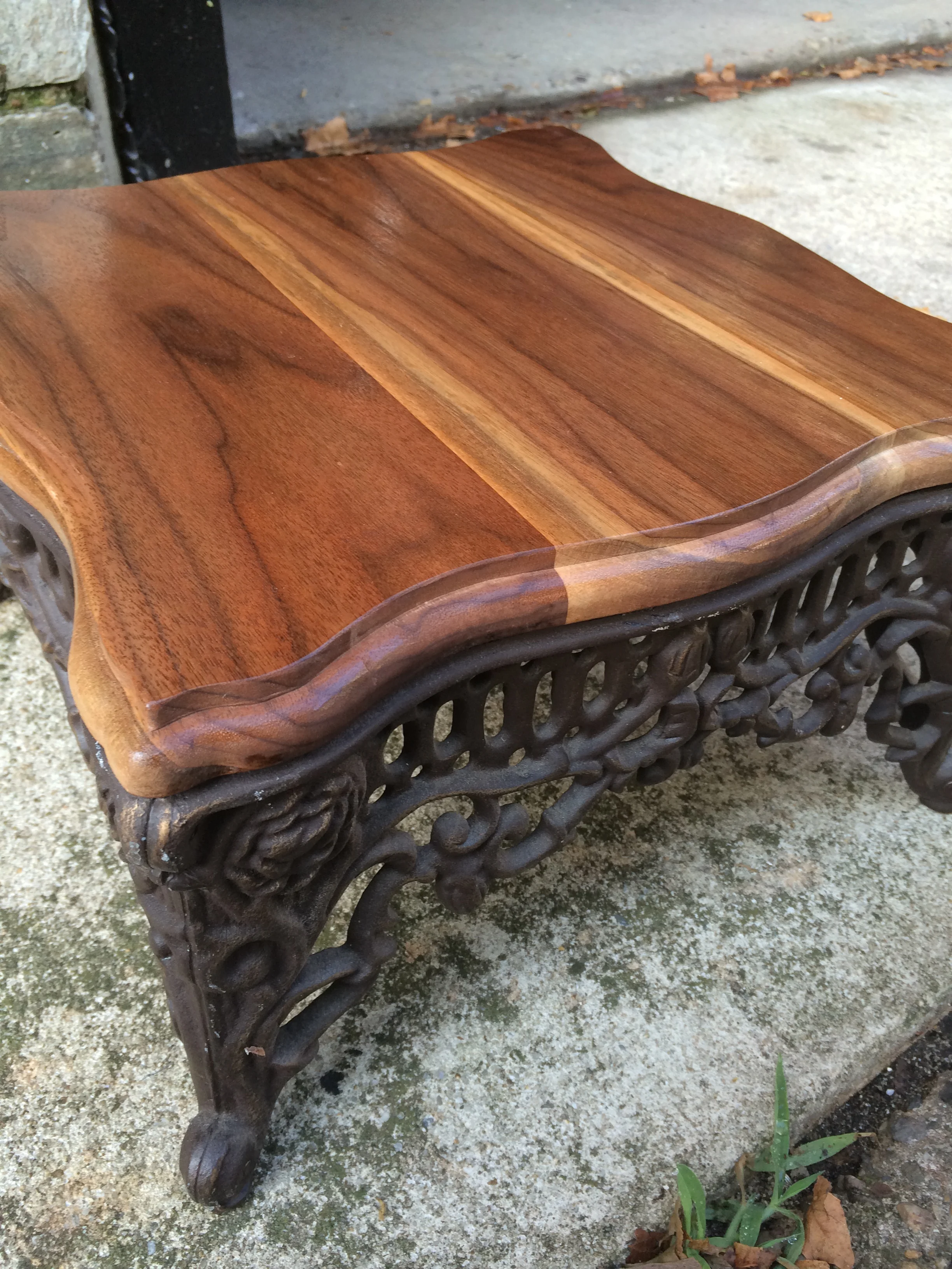 reclaimed footstool one