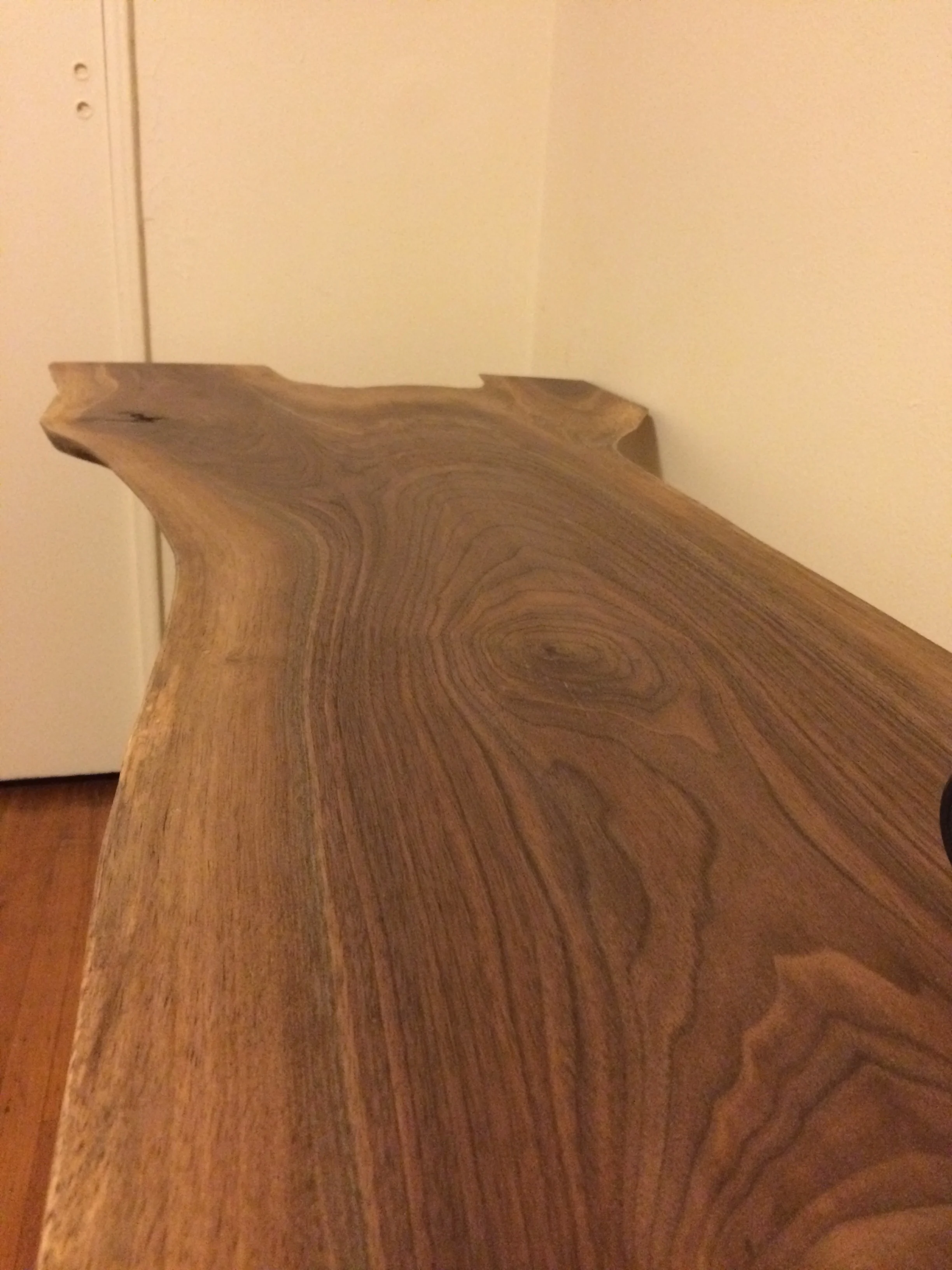 live edge desk two